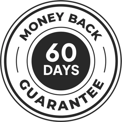 60-day money-back guarantee